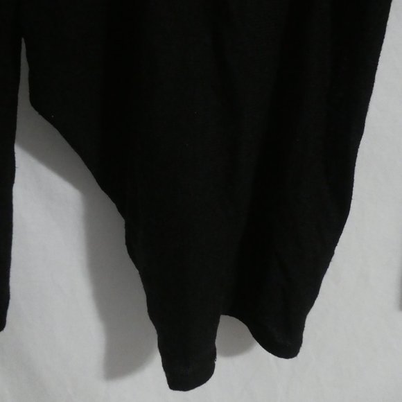 REITMANS | large | Sheer Black Knit Poncho / Shawl With Sleeves | GUC - Picture 13 of 16